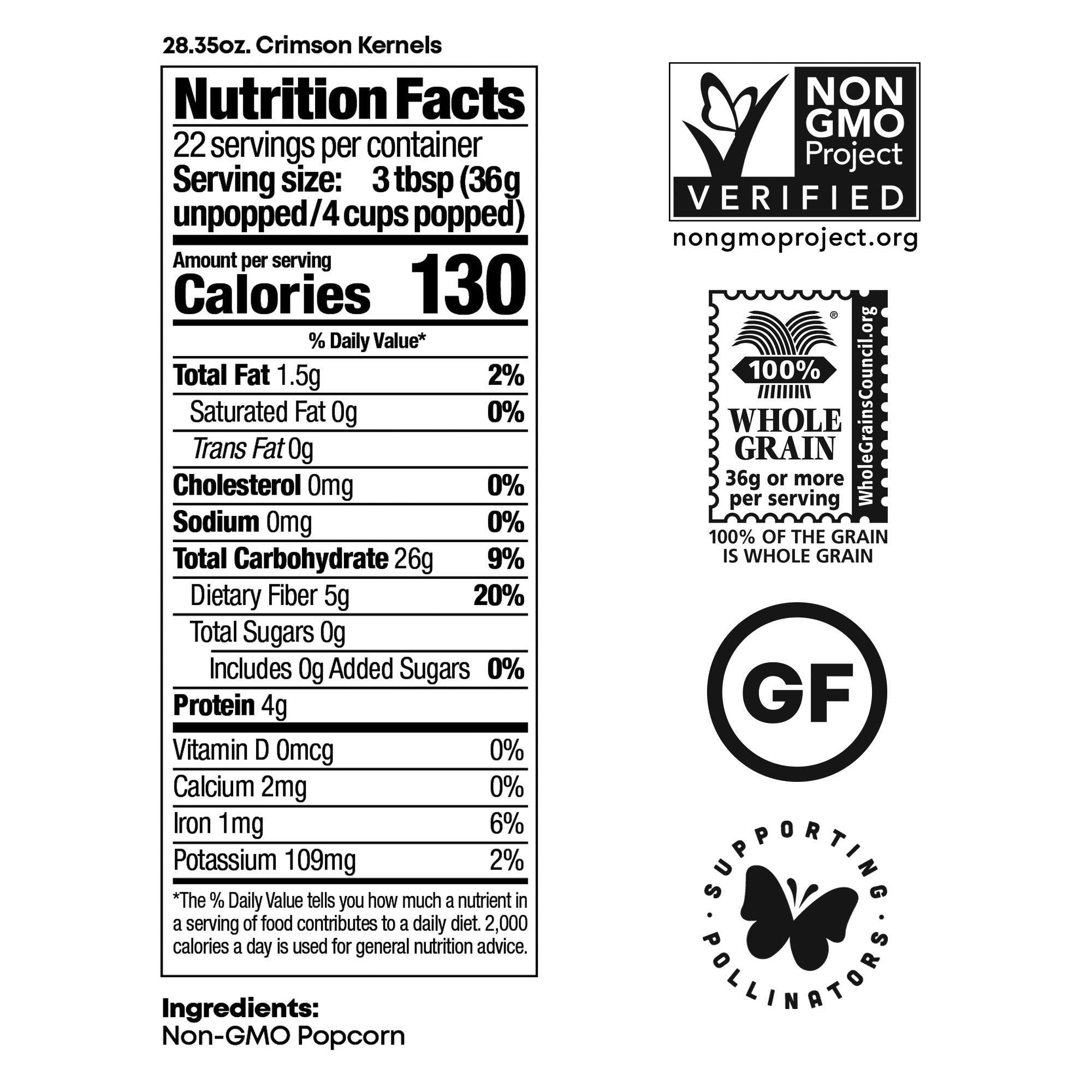 Black Jewell Gourmet Popcorn Kernels, Crimson Red, 28.35 Ounces (Pack of 6)