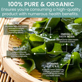 Holistic Bin Wakame Seaweed Flakes | Wild-Caught Atlantic Wakame for Miso Soup, Ramen, Salad Mix Recipes, & Healthy Snacks | Dried Seaweed/Nori