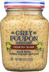 COUNTRY TIME Grey Poupon Country Dijon Mustard (8 oz Jar) (00054400000405)