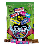 Butterfinger, CRUNCH Baby Ruth, Nerds, SweetTarts, Minis, Fun Size Assorted Candy, Bulk 160 Count Variety Pack, 44.8 oz