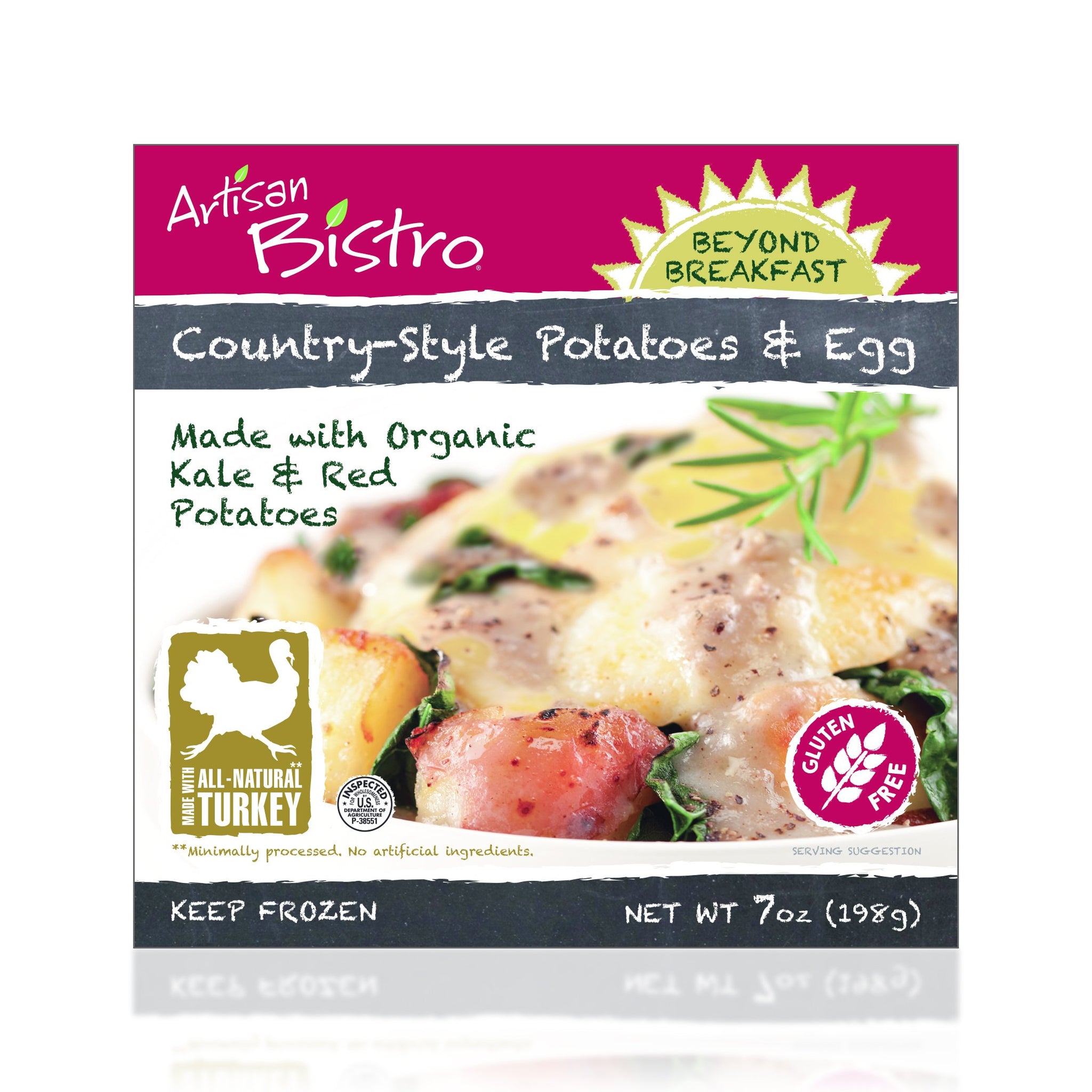 Artisan Bistro Beyond Breakfast Country Style Potato and Eggs, 7 oz (frozen)
