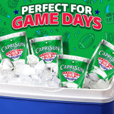 Capri Sun Game Day Gulp Juice Drink Blend Juice Boxes, 10 Pouches, For School Lunches and Tailgates, All Natural Ingredients, 6 oz
