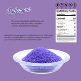 Bakerpan Sugar Sprinkles for Baking - 7 Ounce Lavender Decorating Sugar Crystals for Cookies, Cake Pops, Ice Cream (Made in USA)