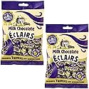 Walkers Nonsuch Milk Chocolate Eclairs 5.29 oz (Pack of 2) - Traditional British Chewy Butter Toffee Candy, Classic English Creamy Toffee Sweets