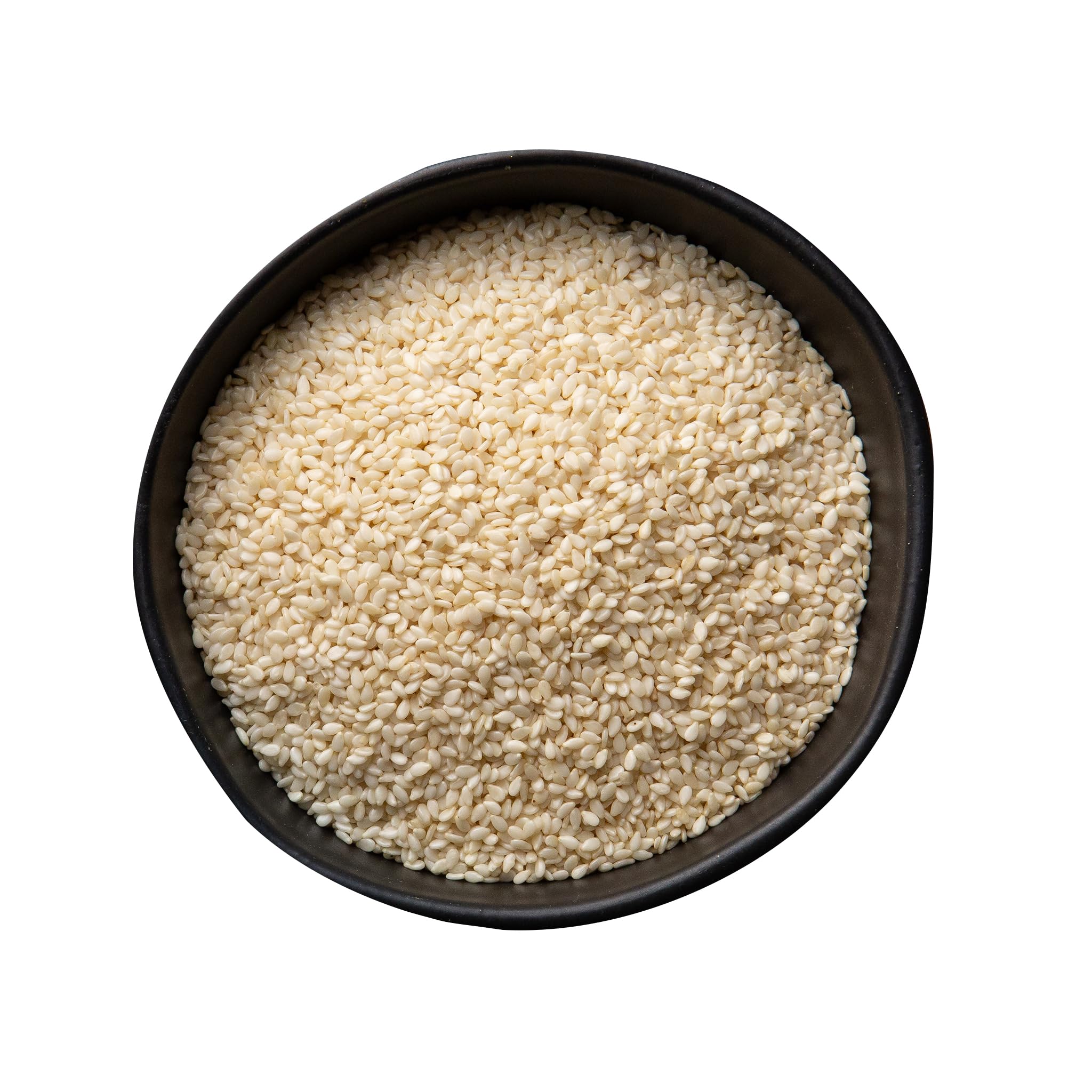 Farmersville Spice Co. White Sesame Seeds, 5 lb Handle Jug, Kosher Seeds for Restaurants & Foodservice