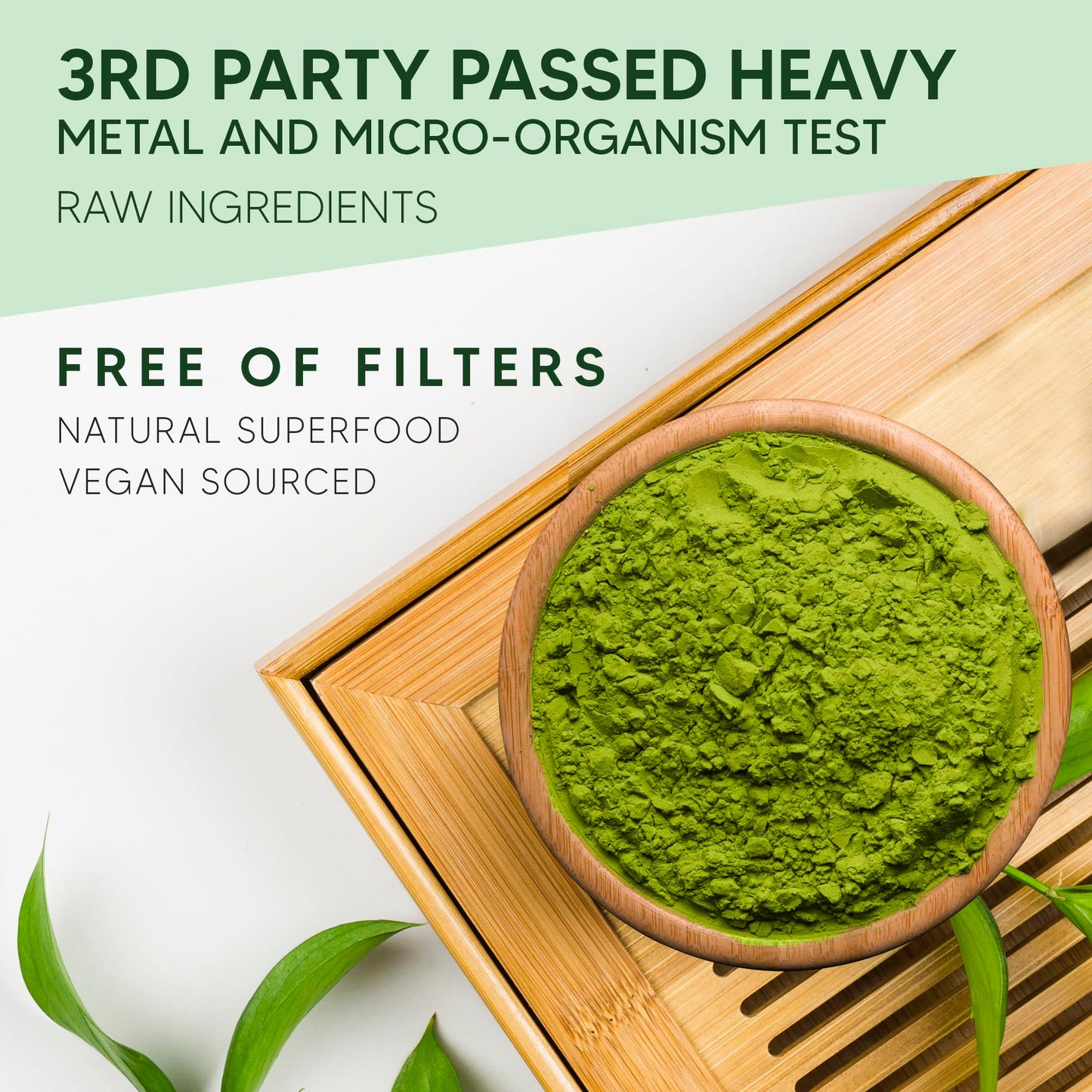 Nutrigins Moringa Powder - 1 lb - Organic Moringa Oleifera - 100% Raw and Pure Moringa Leaf Powder - Great for Drinks, Tea, Smoothies & Recipes