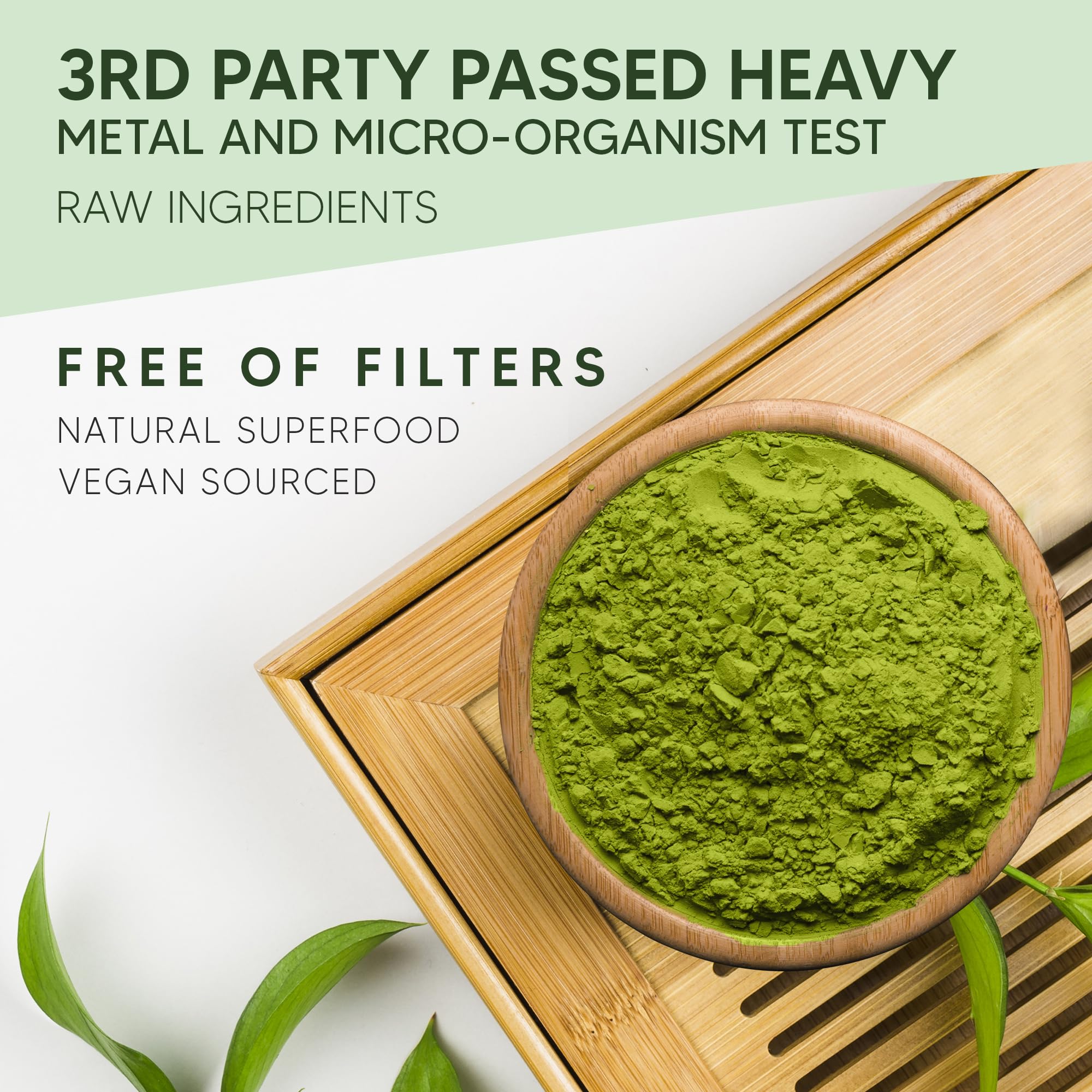Nutrigins Moringa Powder - 1 lb - Organic Moringa Oleifera - 100% Raw and Pure Moringa Leaf Powder - Great for Drinks, Tea, Smoothies & Recipes