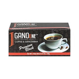4 Boxes GanoOne Premium Black Classic Coffee - Reishi Mushroom Instant Coffee - with Organic Ganoderma Extract - Easy to Use 30 Single-Serve Sachets