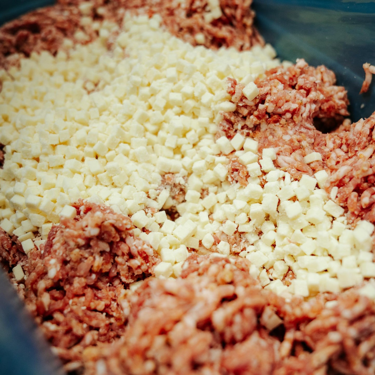 Bearded Butchers Bold Bacon Blue Cheese Bratwurst DIY Kit - Make Savory & Flavorful Homemade Brats - Includes Bold Seasoning, Bacon Pieces, Blue