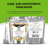 Nelson's Tea Caramel Apple Chai Tea Loose Leaf - Cut & Sifted Red Rooibos Loose Leaf Tea, Black Tea with Cinnamon Chips, Peppercorn, Ginger Root