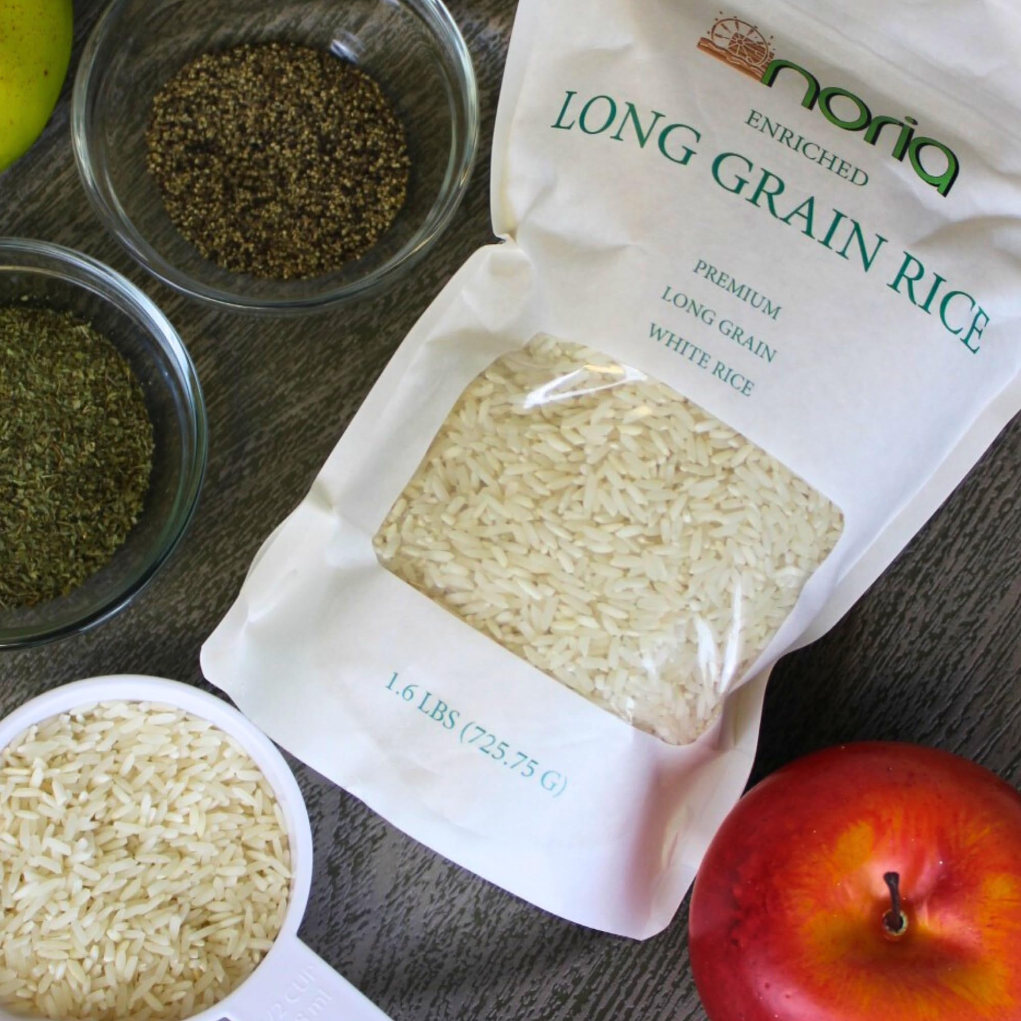 Noria Long Grain White Rice, 1.6 Lbs (2)