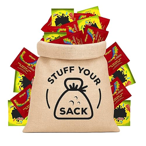 Sour Candy Variety Pack - 100+ Count Bulk Sour Candy Care Package - 3 lb Easter Gift Box of Tangy, Bite?Sized Treats by Stuff Your Sack