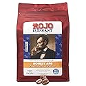 Rojo Elephant Honest Abe Butterscotch Flavored Handcrafted Decaf Ground Coffee, Single-Origin 100% Arabica Beans, Swiss Water, Mountain Water Process