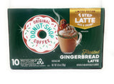 The Original Donut Shop Coffee Frosted Gingerbread Latte Single Serve Pods 10 count - 1 box