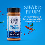 Blues Hog Sweet & Savory Seasoning, Gourmet Dry Rub with Sweet Heat, All-Natural, Gluten-Free, Made in the USA (28 oz.)