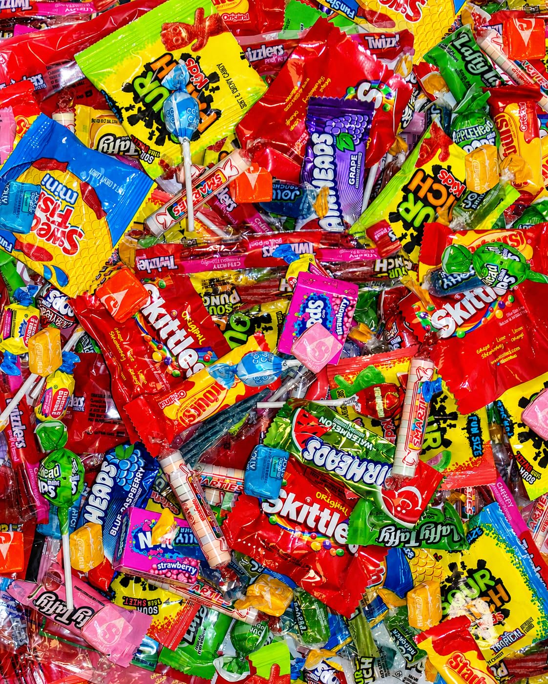 Candy Variety Pack 5 lb 250 Ct, Bulk Individually Wrapped Fun Size Candy