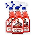 RuggedRed Industrial-Strength Cleaner & Degreaser - Heavy-Duty Kitchen Degreaser Spray for Chefs & Catering, USA-Made, Citrus Scent, 32oz (3 Bottles)
