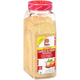 Lawry's Garlic & Herb Seasoning, 20 oz - One 20 Ounce Container of Garlic and Herb Seasoning Blend of Garlic, Rosemary, Basil, and Citrus Perfect