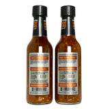 Hell Fire Detroit Bourbon Habanero Ghost Hot Sauce (Extra hot), Crafted with Fresh, Fire-Roasted Habanero and Ghost Chile Peppers, All-Natural, Vegan