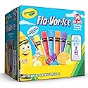 Crayola Fla-Vor-Ice Popsicle Variety Pack of 2 Oz Freezer Bars, Assorted Flavors, Banana Mango, Strawberry, Berry Punch, Orange, Grape, Lemon-Lime 96