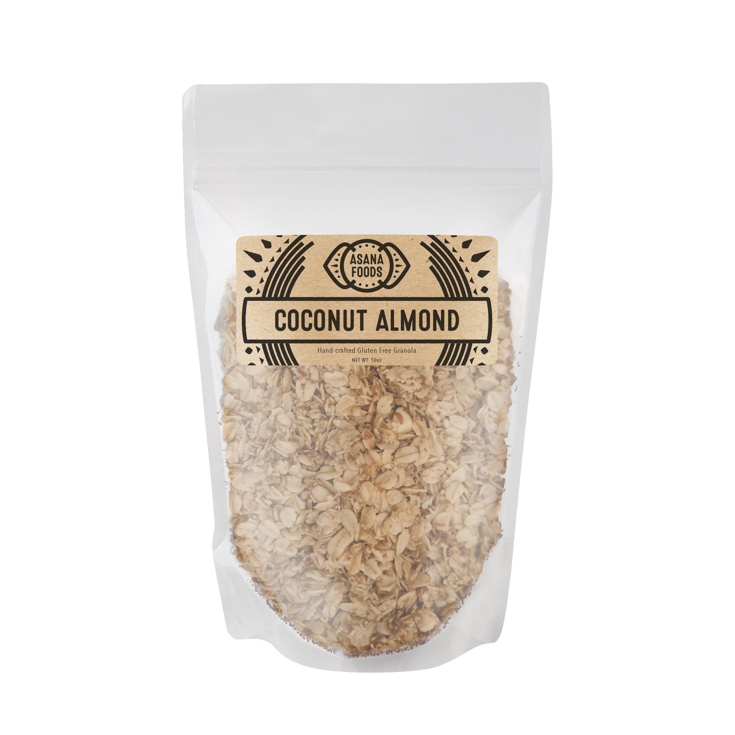 Coconut Almond Granola - Gluten Free - Vegan - 100% Organic Ingredients - Net Wt. 10oz.
