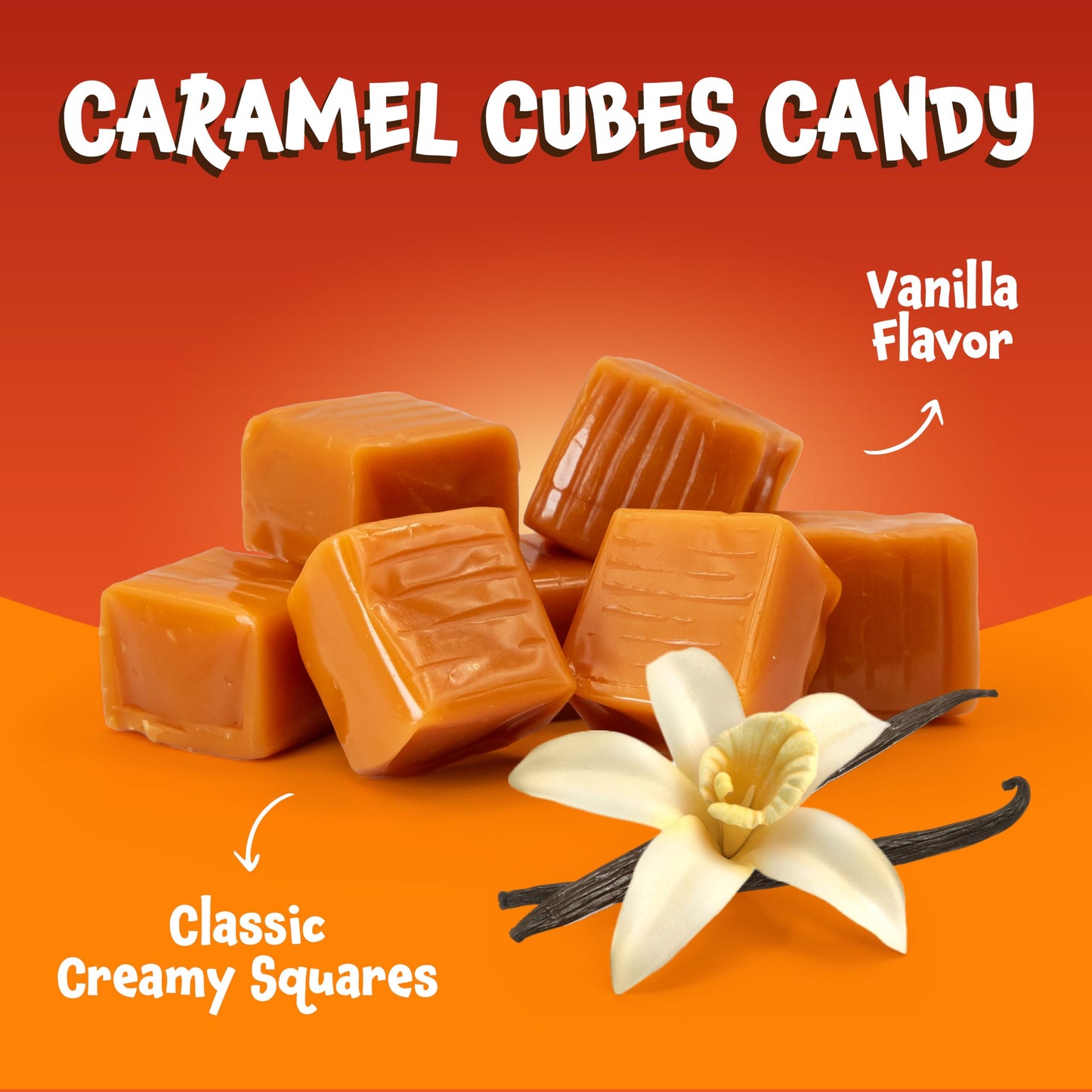 Caramel Candy - 2 Pound Pack - 150 Count - Classic Caramels Individually Wrapped - Chewy Candy for Office Bowls, Gifting, Snacking & Baking - Creamy
