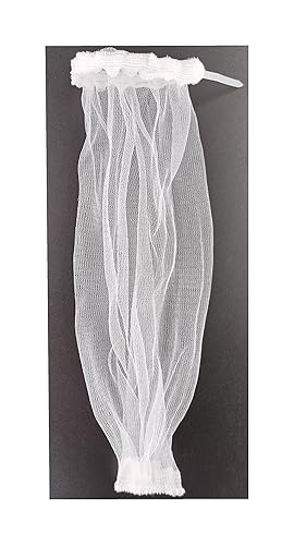50 Pieces Washing Machine Hose Lint Traps Pet Dog Hair Catcher for Washer Laundry Lint Snare Sink Drain Hose Filter Dryer Mesh Bag with 50pcs Cable