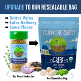 Organic Greek Seasoning Blend - It's Greek To Me by Flavor Seed, Mediterranean Herbs & Spices for Gyro, Tzatziki & Kebab, Carnivore & Keto Friendly