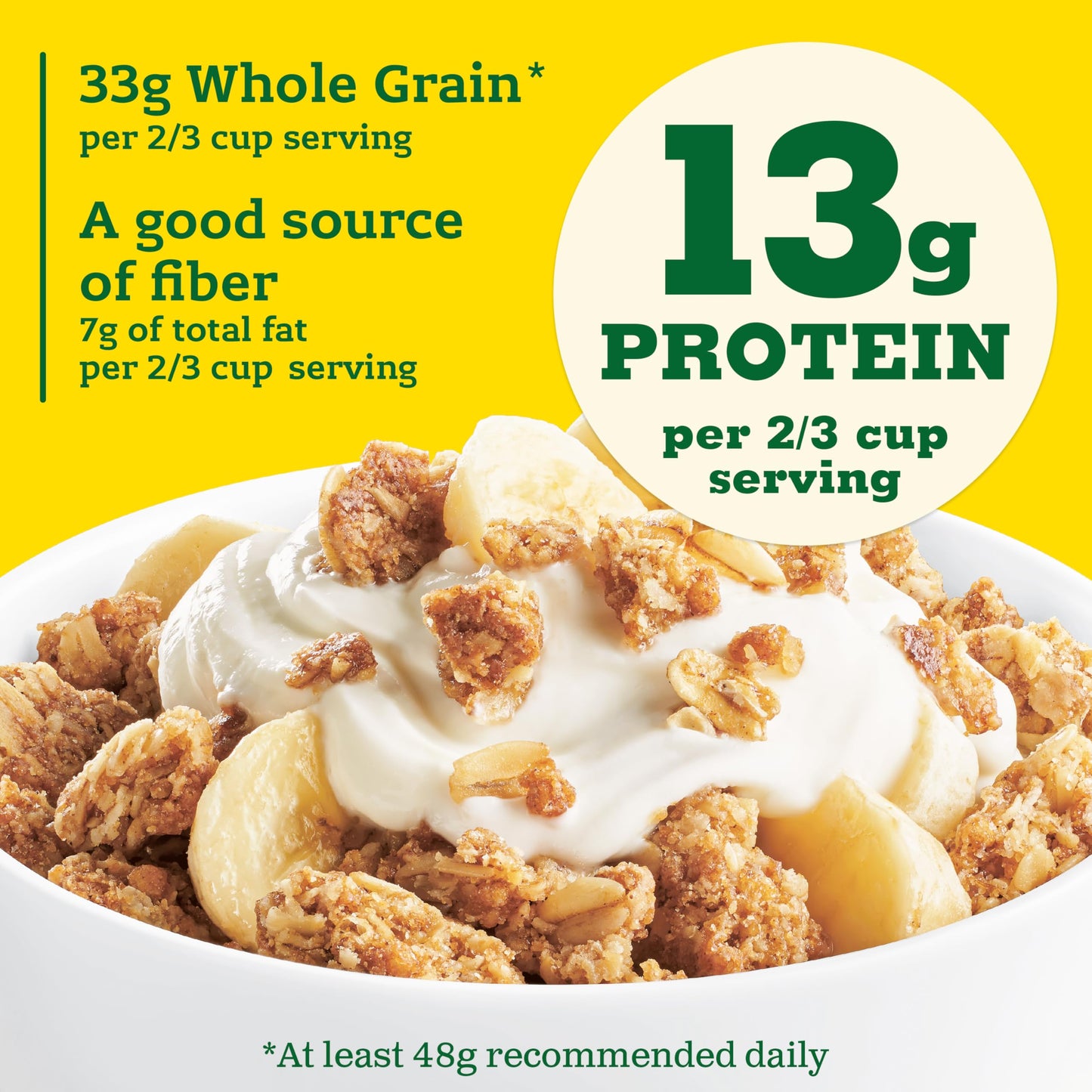 Nature Valley Protein Granola, Banana Bread Flavor, Resealable Snack Pouch, 11 oz