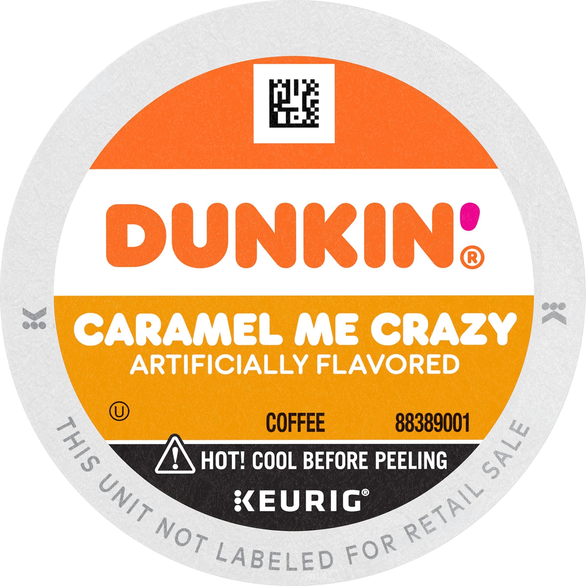 Dunkin’ Caramel Me Crazy Flavored Coffee, 10 Keurig K-Cup Pods