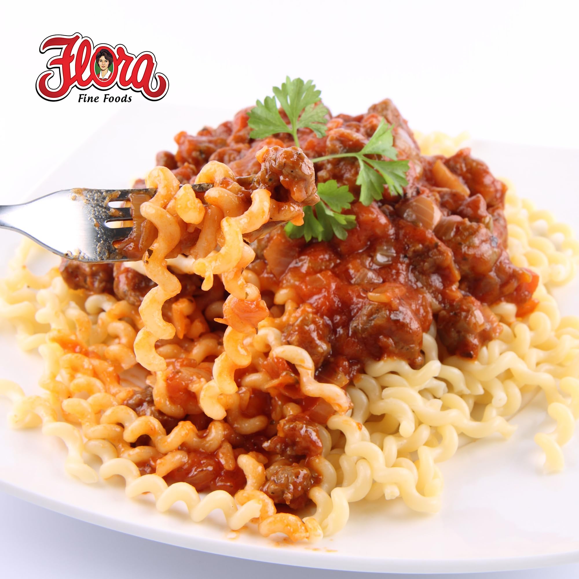 Organic Fusilli Lunghi Pasta by Flora Foods | Long Spiral Pasta Imported from Italy (16 oz / 454g) | Cooks al Dente