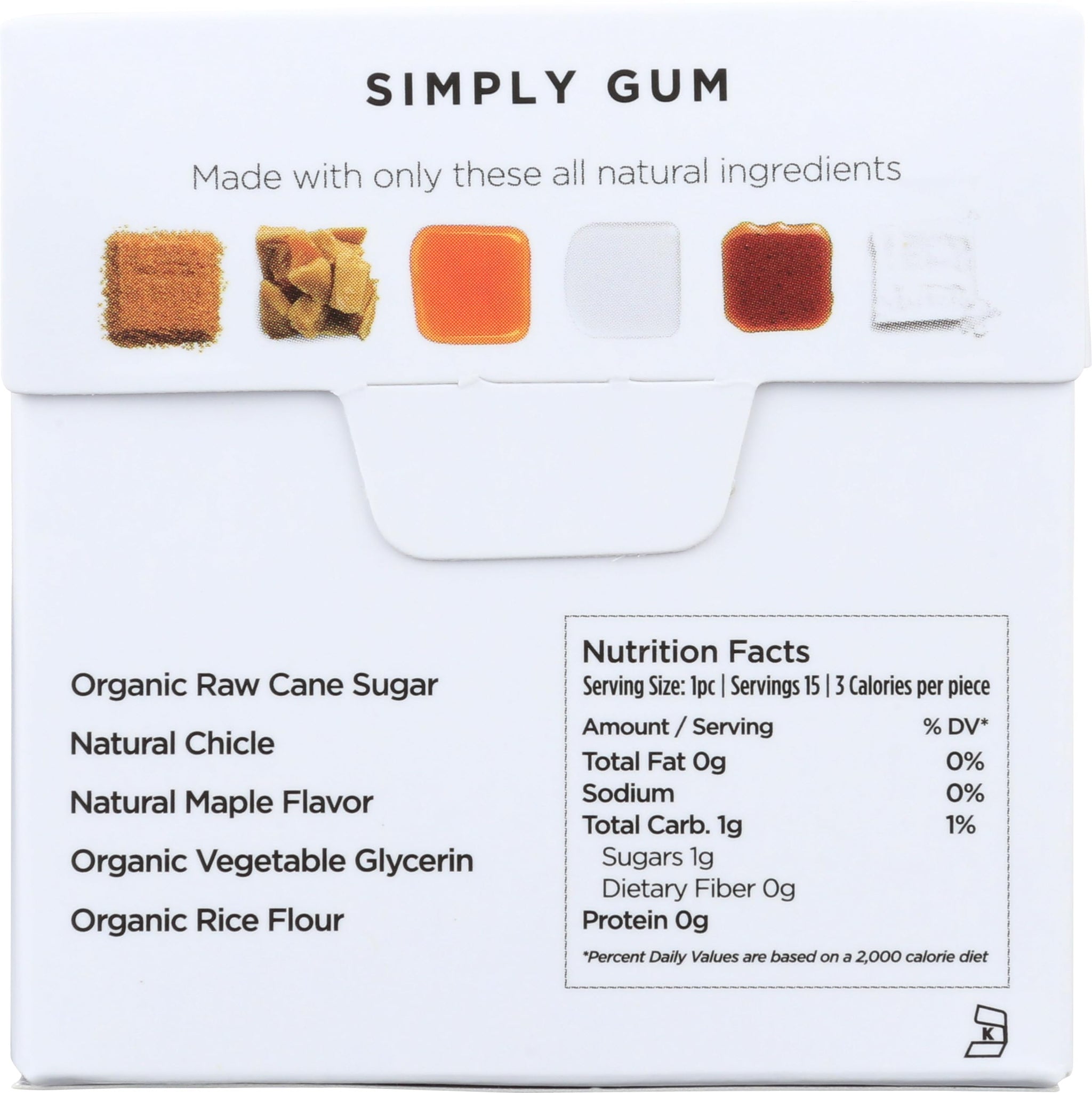 Simply Gum, Smplgm Maple 15 Count