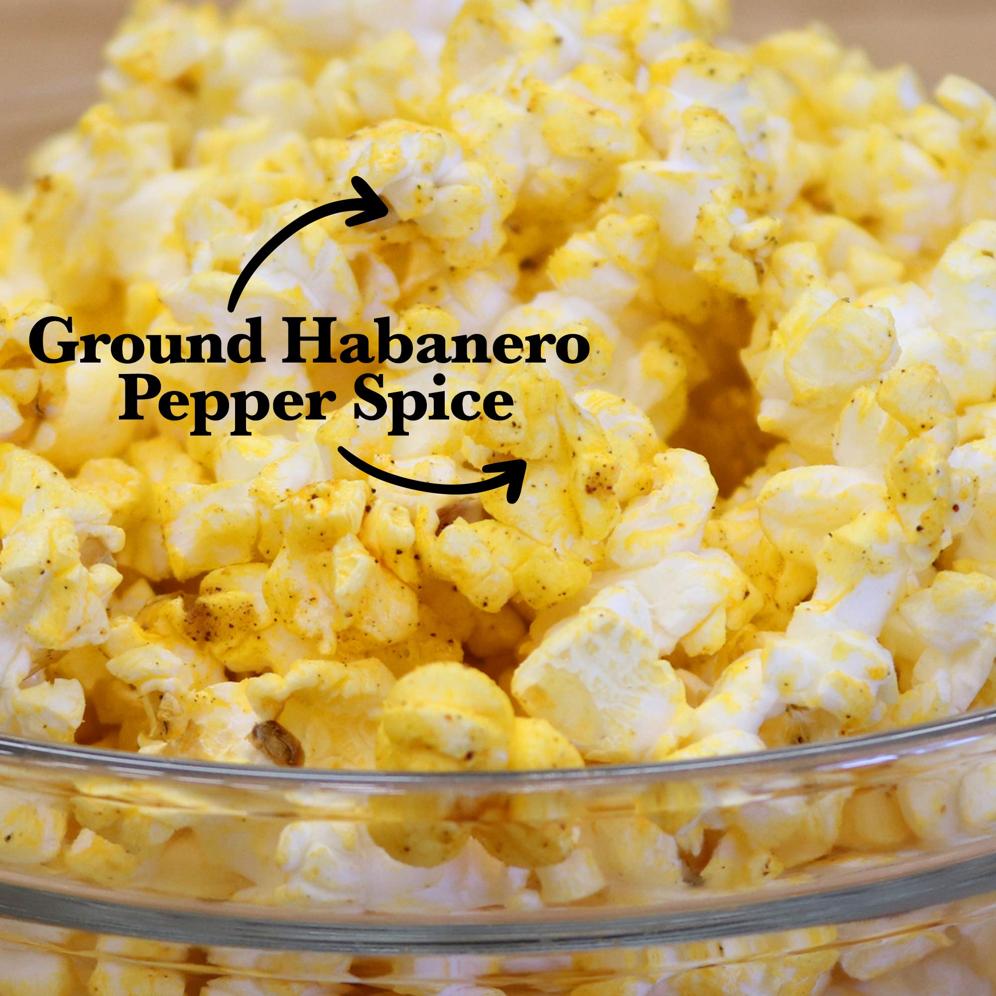 ASS KICKIN' Habanero Microwave Popcorn Bags - 12 Pack - Ultimate Spicy Popcorn Gourmet Gift - Makes a Great Movie Theater Popcorn or Snack Food