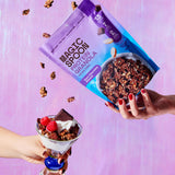 Magic Spoon High Protein Granola Low Sugar - 3 Pack, Dark Chocolate - Low Carb Sugar Free Protein Snacks & Breakfast Food - Grain & Gluten Free