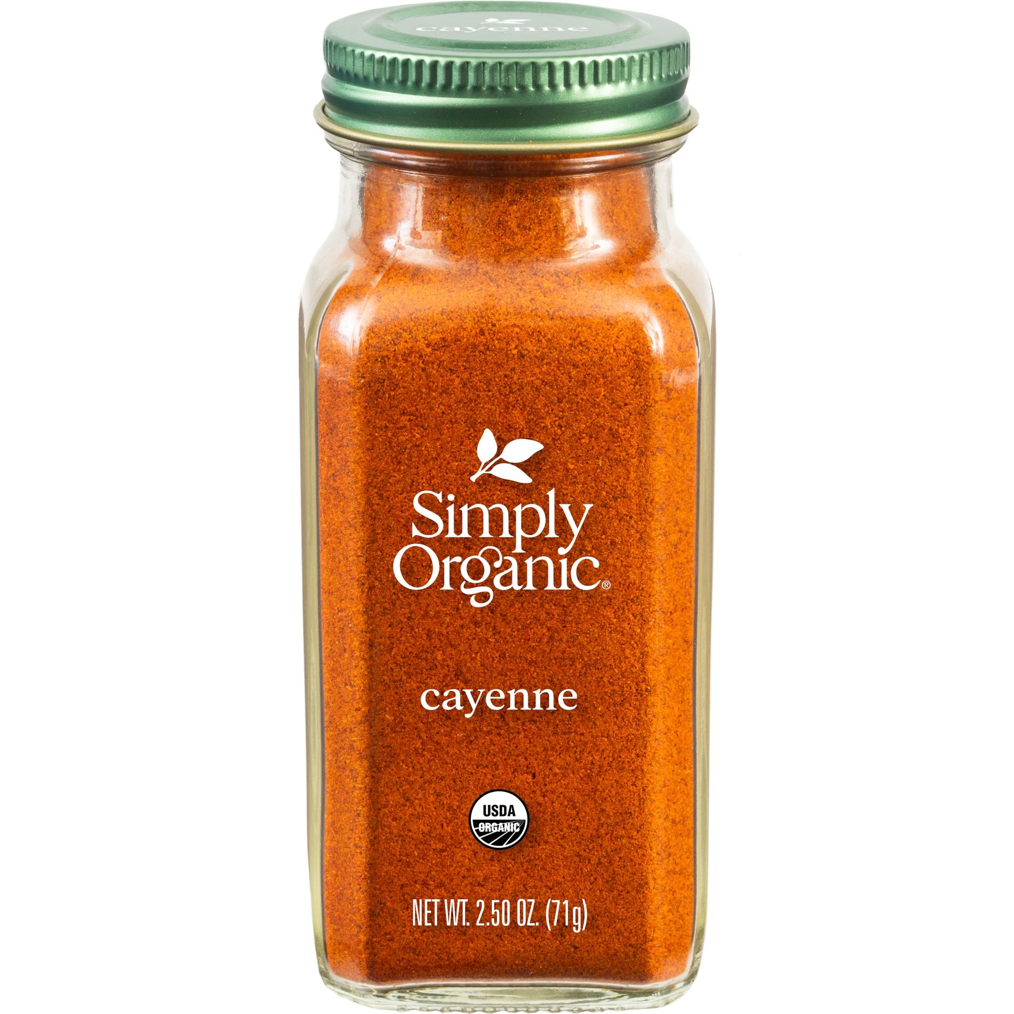 Simply Organic Cayenne Pepper, 2.50 Ounce, Pure, Organic Cayenne Peppers, No GMO's, Kosher Certified