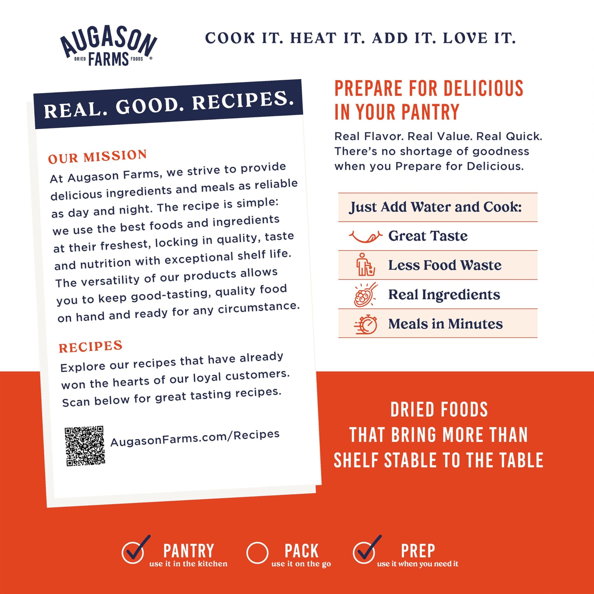 Augason Farms Cheesy Broccoli Soup Mix Can, Emergency Food Supply, Everyday Meals, 38 Servings