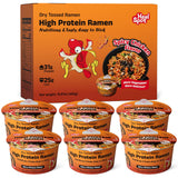 HealSpot High Protein Spicy Chicken Ramen,Dry Tossed Noodles,More 31g Plant-Based Protein Pasta,Low Fat,Low Carb,Non-GMO,Keto & Vegan