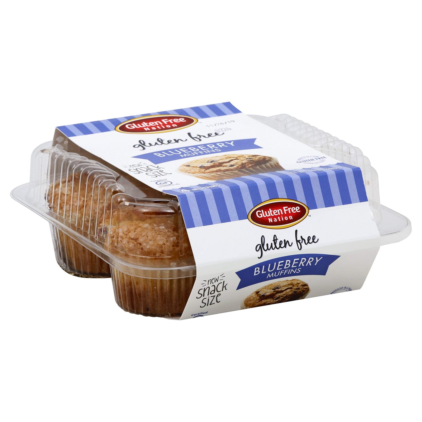 Gluten Free Blueberry Muffins 24-ct. (case of 24 Blueberry Muffins 2.5 oz.)