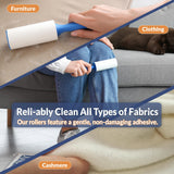 Reli. Lint Rollers for Pet Hair Extra Sticky, 540 Sheets Total [Refills] | Dog & Cat Hair Remover | 6 Refill Rolls, 90 Sheets Per Roll | Lint Remover