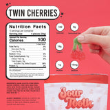 Sour Twin Cherries, Sour Gummy Candy, Cherry Candy Bulk, Gummy Cherries, Great as Gift Snacks and Parties, Fresh, Soft and Chewy, 19 in Each Bag, 3