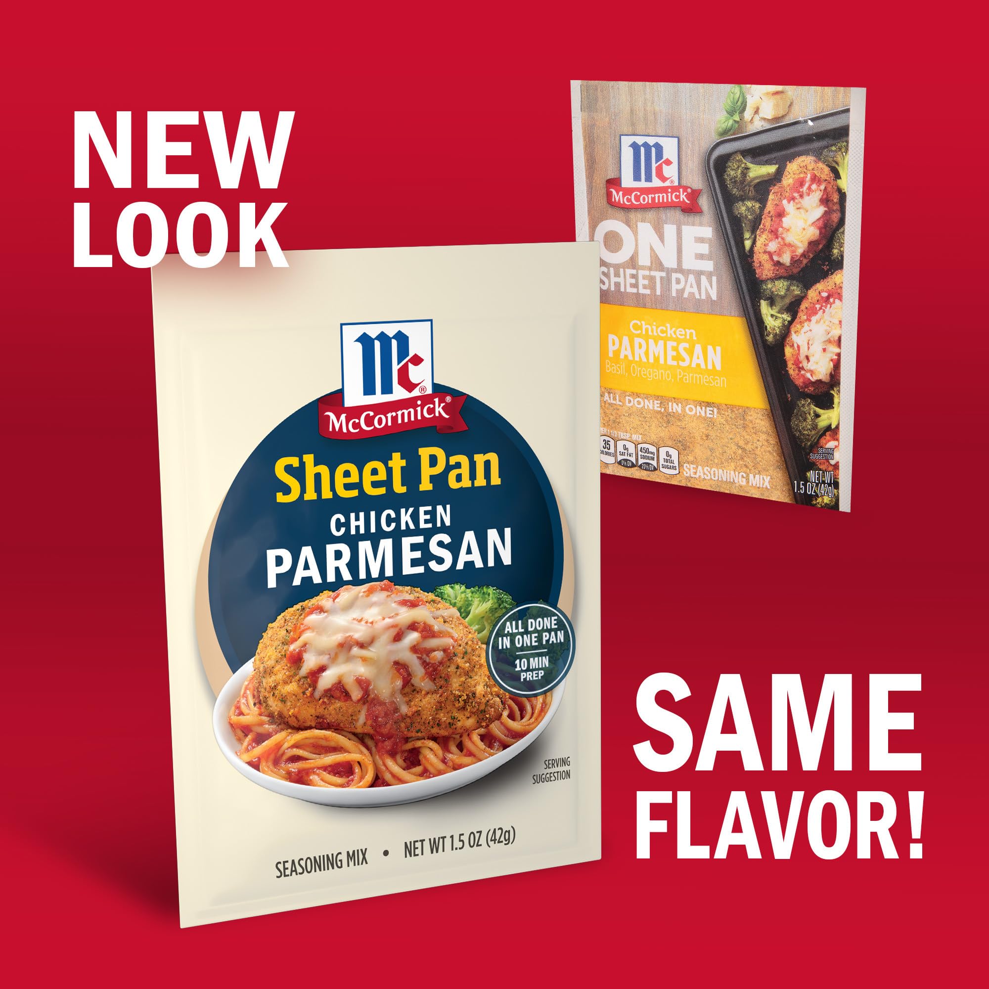 McCormick One Sheet Pan Chicken Parmesan Seasoning Mix, 1.5 oz