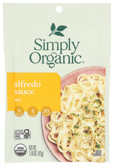 Simply Organic Alfredo Sauce Mix, Certified Organic, Kosher, Mixes Italian | 1.48 Ounce (Pack of 1)
