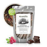 Nelson's Tea Raspberry Chocolate Truffle - Loose Leaf Black Tea with Raspberry Leaf, Chocolate Rooibos, Truffle Essence, Carob Beans, Hibiscus