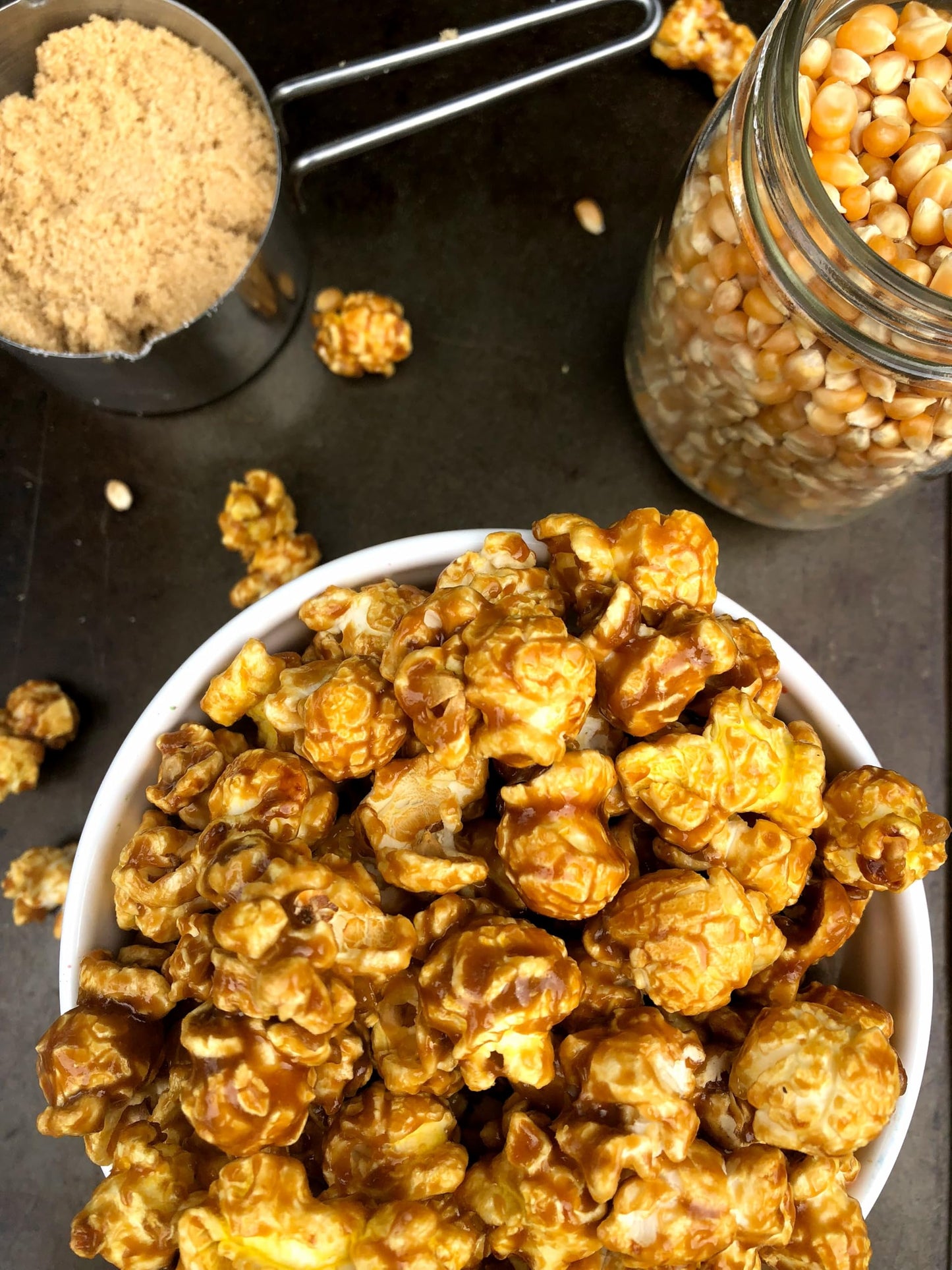 Signature Popcorn - 1-Gallon Gold Chicago Skyline Reusable Bucket Tin, Half Caramel and Half Cheddar Gourmet Popcorn, Gluten-Free Snack, Holiday
