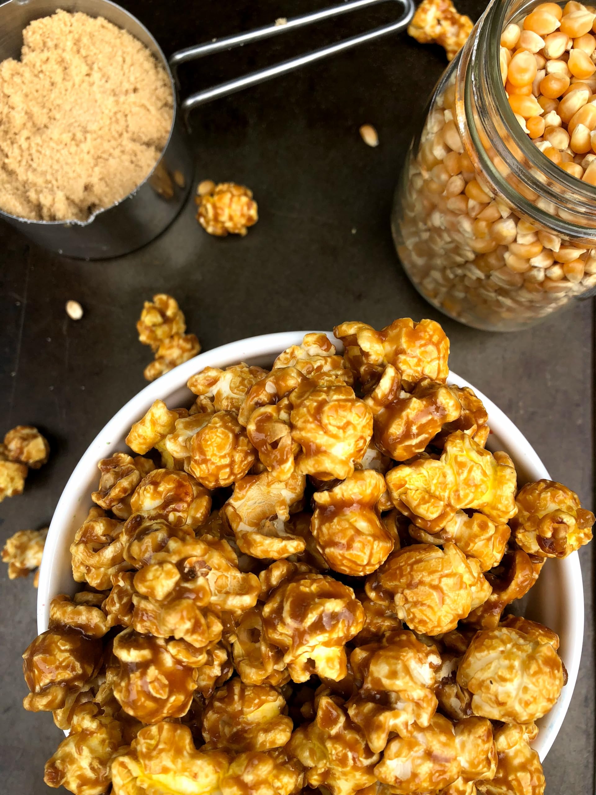 Signature Popcorn - 1-Gallon Gold Chicago Skyline Reusable Bucket Tin, Half Caramel and Half Cheddar Gourmet Popcorn, Gluten-Free Snack, Holiday