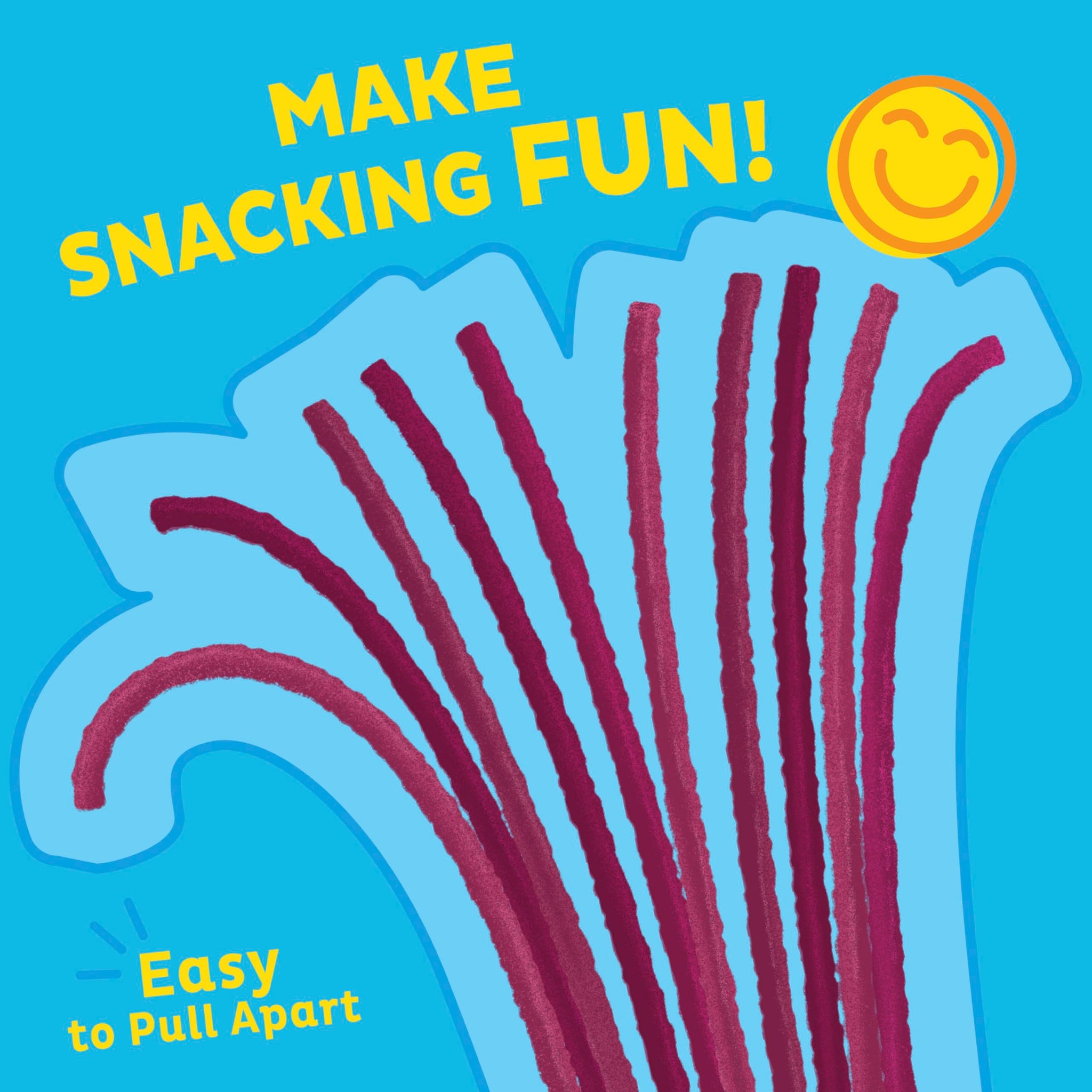 Annie's Organic Peel-A-Parts Fruit Flavored Snacks, Strawberry Splits, Gluten Free, 6 Count, 3.3 oz
