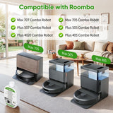 Liminfeit 2 Pack Floor Cleaning Solution for Roomba Plus 405 505 Max 705 Combo Robot, Mopping Concentrate for iRobot Roomba, Residue & Streak Free
