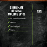 Frontier Co-op Original Mulled Cider Mate, 1 lb Bulk Bag, Cinnamon, Orange Peel, Allspice, Cloves, Ginger