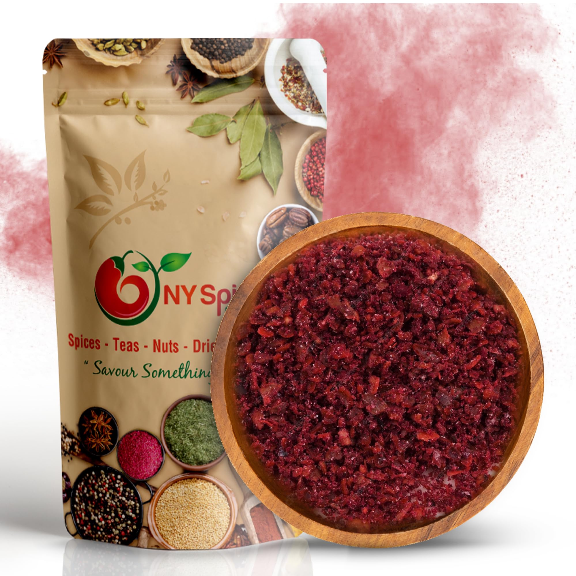 NY SPICE SHOP Sumac Spice Granulated - Turkish Seasoning - Ground Sumac Berries Granulate - Tangy & Citrusy Middle Eastern Spices - Traditional Purple