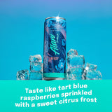 Alani Nu BREEZEBERRY, Sugar Free, Low Calorie Energy Drinks, 200mg Caffeine, Biotin, B Vitamins, Zero Sugar, 10 Calories, 12 Fl Oz Cans, 24 Pack